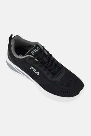 Men Lace Up Spectris Running Shoes, Black