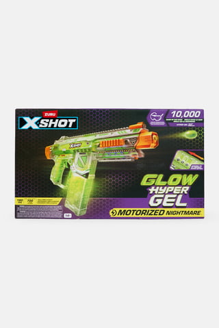 X-Shot Hyper Gel Motorized Nightmare Blaster, Lime