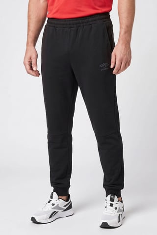 Men Sportswear Fit Drawstring Outdoor Sweatpants, Black