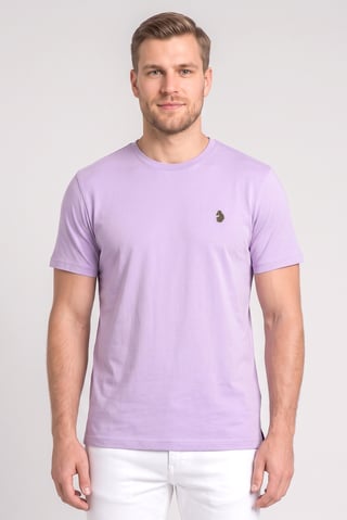 Men Sportswear Fit Short Sleeve Outdoor T-Shirt, Lavender