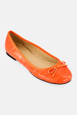 Women Maddox Slip On Flats, Orange
