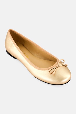Women Maddox Slip On Flats, Gold