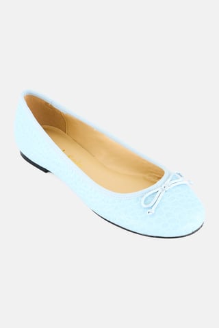 Women Slip On Flats, Light Blue