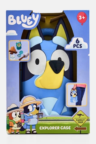 6 Pcs Bluey Explorer Suitcase