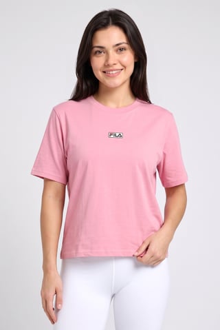 Women Boxy Fit Short Sleeve Outdoor T-Shirt, Pink