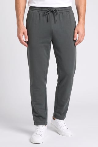 Men Regular Fit Solid Sweatpants, Forest Green