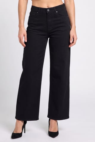 Women Regular Fit Solid Stretchable Jeans, Black