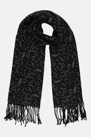 Women Allover Printed Scarve, Multicolor