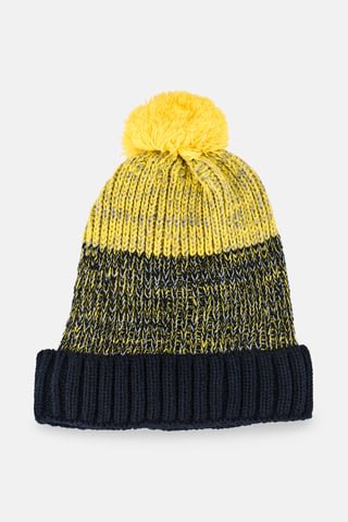 Kids Boy Ribbed Bennie Hat, Multicolor