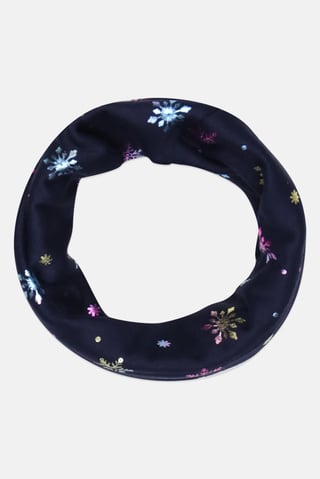 Kids Girl Allover Print Scarf, Multicolor