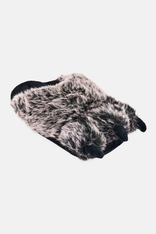 Men Slip On Faux Fur Homewear Slipper, Multicolor