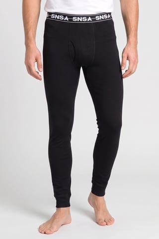 Men 1 Piece Brand Logo Leggings, Black