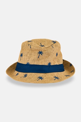 Kids Boy Allover Print Summer Hat, Multicolor