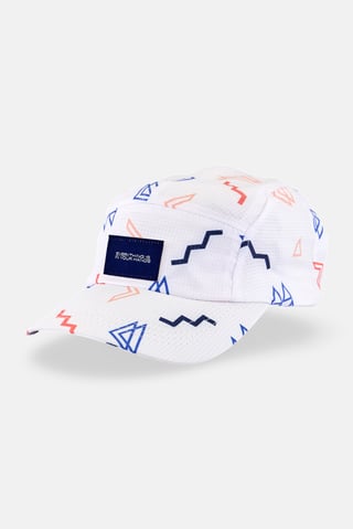 Men Embroidered Velcro Closure Cap, Multicolor