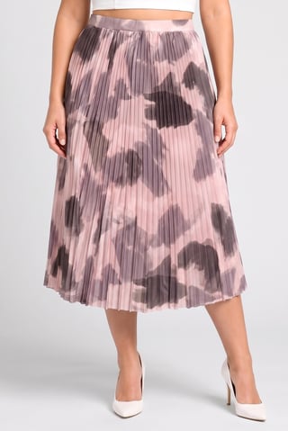 Women Camouflage Midi Skirts, Multicolor