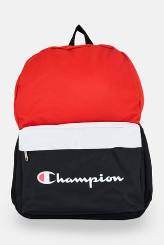 Men Brand Logo Backpack, Multicolor