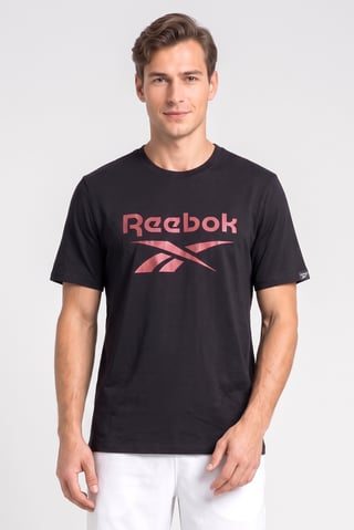 Men Sportswear Fit Short Sleeve Outdoor T-Shirt, Black