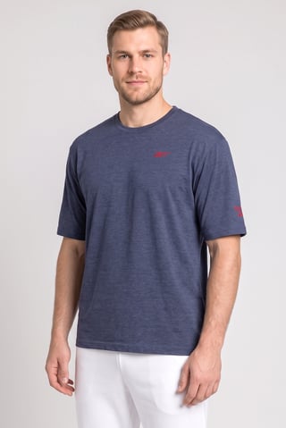Men Sportswear Fit Short Sleeve Outdoor T-Shirt, Navy