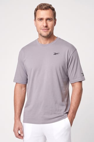 Men Sportswear Fit Short Sleeve Outdoor T-Shirt, Grey