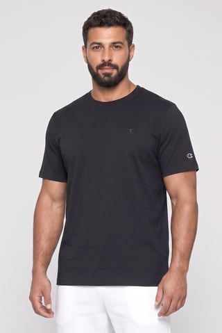 Men Sportswear Fit Short Sleeve Outdoor T-Shirt, Black