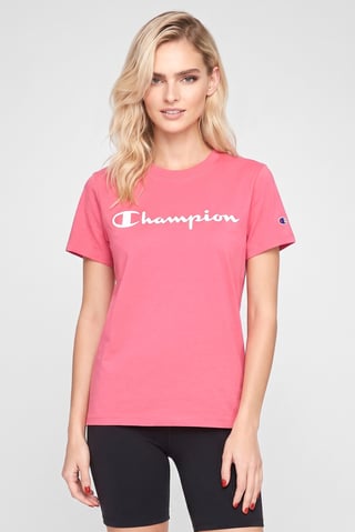 Women Sportswear Fit Short Sleeve Outdoor T-Shirt, Pink