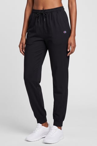 Women Sportswear Fit Embroidered Logo Jogger Pants, Black