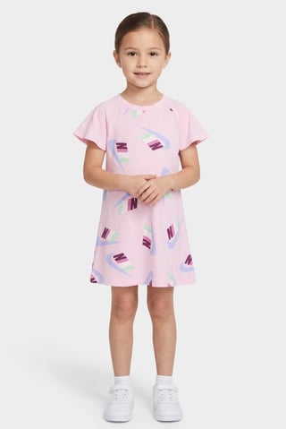 Kids Girl Sportswear Fit Cap Sleeve Outdoor Dress, Multicolor
