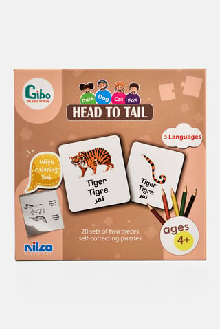 40 Pieces Head To Tail Puzzle