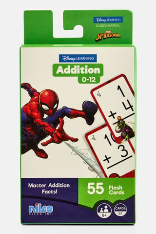 Marvel Spider-Man 55 Pcs Addition Learning Flash Cards