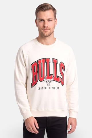 Men Sportswear Fit Long Sleeve Outdoor Sweatshirt, Off White