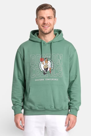 Men Sportswear Fit Long Sleeve Basketball Hoodie, Green