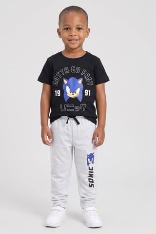 Toddlers Boy 2Pcs Short Sleeve Top And Pants Set, Multicolor