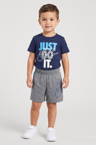 Toddlers Boy 2 Pcs Short Sleeve And Shorts Set, Multicolor