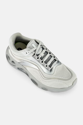 Men Cross Lace Up Training Shoes, Grey