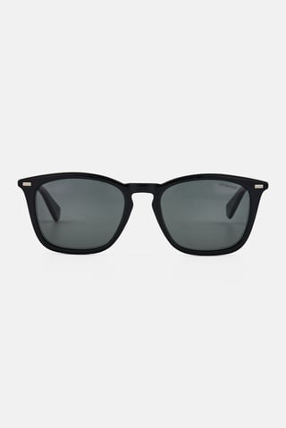 Men PLD 2085 S Square Sunglasses, Black