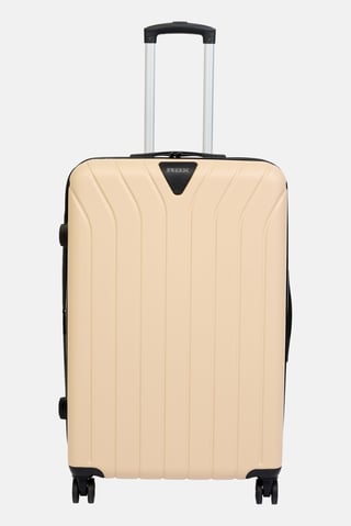 33 Inch Hard Shell Check In Spinner Luggage, Beige