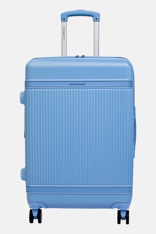 21 Inch Hard Shell Check In Spinner Luggage, Dusty Blue