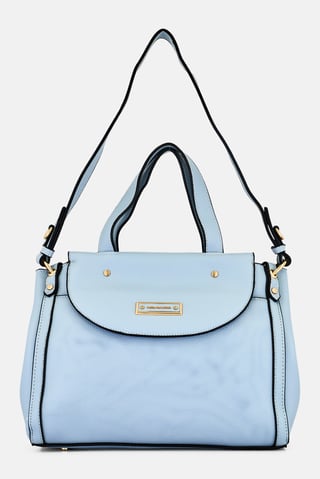 Women Brand Logo Tote Bag, Blue