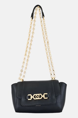 Women Brand Logo Cross Body Bag, Black