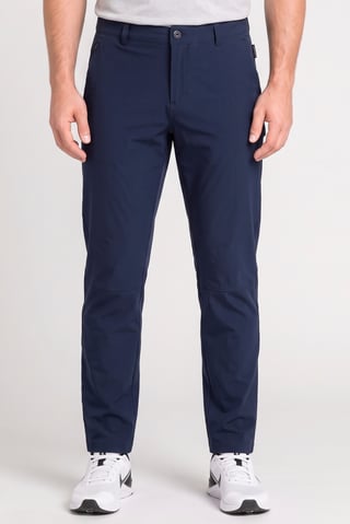 Men Regular Fit Solid Outdoor Track Pants, Navy