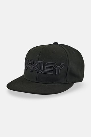 Men Embroidered Logo Sports Cap, Black