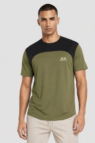 Men Regular Fit Free Ride Jersey, Olive