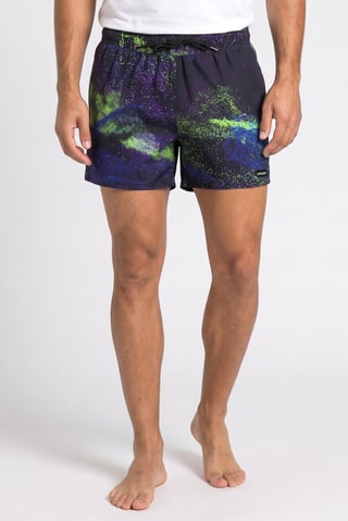 Men Tie Dye Board Shorts, Multicolor