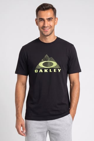 Men Regular Fit Short Sleeve Outdoor T-Shirt, Black