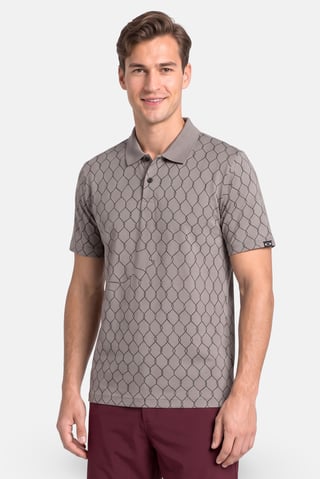 Men Regular Fit Short Sleeve Outdoor Polo Shirt, Multicololr