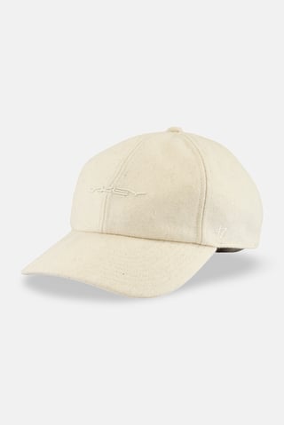 Men Embroidered Logo Sports Cap, Beige