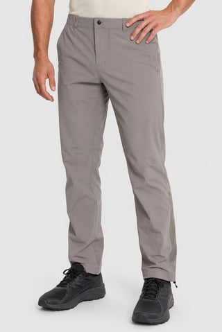 Men Regular Fit Solid Outdoor Track Pants, Grey