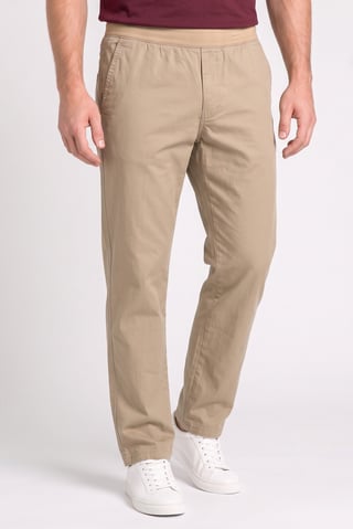 Men Regular Fit Plain Golf Pants, Khaki