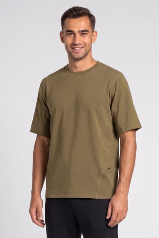 Men Performance Fit Short Sleeve Outdoor T-Shirt, Olive