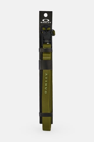 Men Brand Logo Latitude Web Belt, Olive